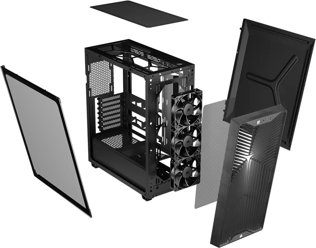 Obudowa Corsair 3200D RS szara (CC-9011336-WW)