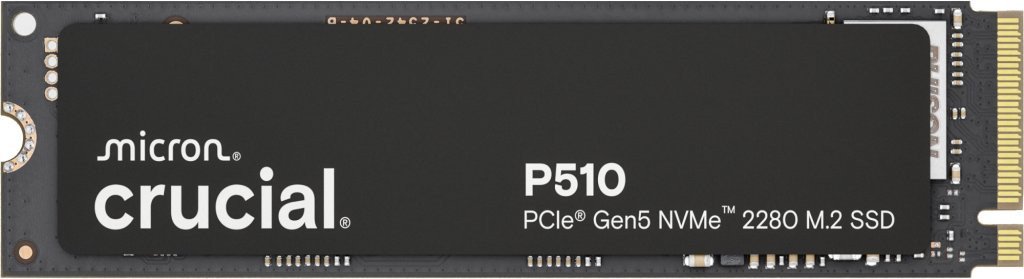 Dysk SSD Crucial P510 1TB M.2 2280 PCI-E x4 Gen5 NVMe (CT1000P510SSD5)