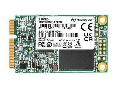 Dysk SSD Transcend 220S 256GB mSATA SATA III (TS256GMSA220S)