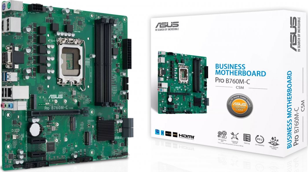 Płyta główna Asus PRO B760M-C-CSM