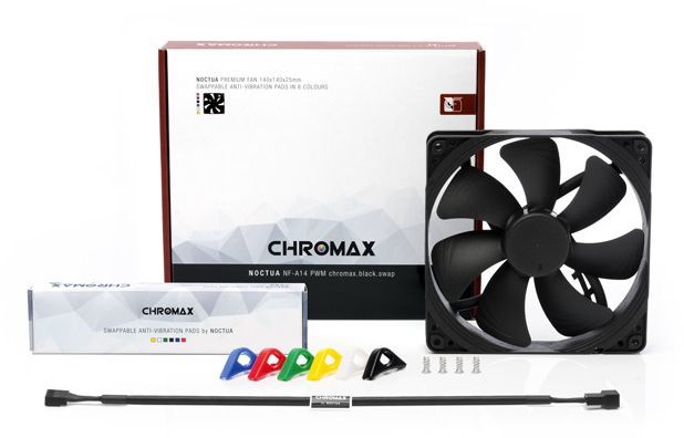 Wentylator Noctua NF-A14 PWM chromax.black.swap