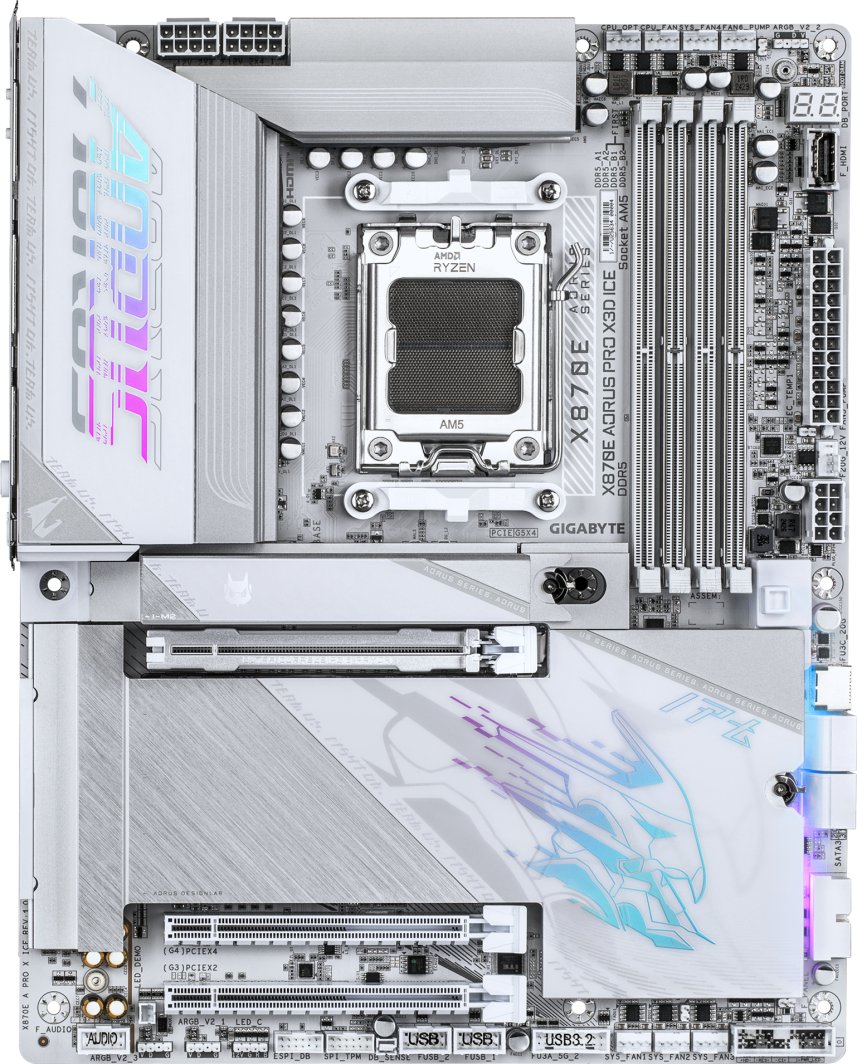Płyta główna Gigabyte X870E AORUS PRO X3D ICE