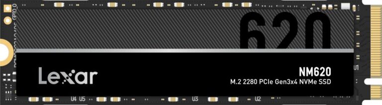 Dysk SSD Lexar NM620 512GB M.2 2280 PCI-E x4 Gen3 NVMe (LNM620X512G-RNNNG)