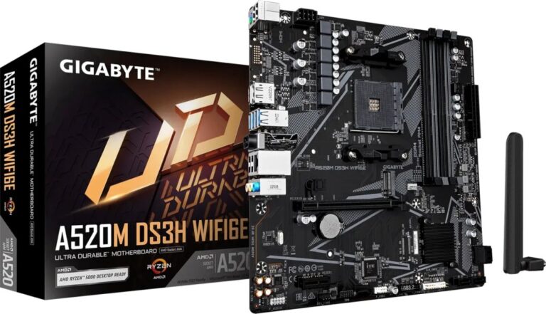 Płyta główna Gigabyte A520M DS3H WIFI6E