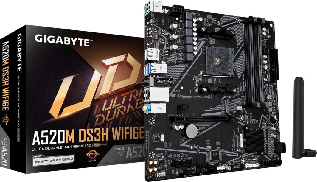 Płyta główna Gigabyte A520M DS3H WIFI6E