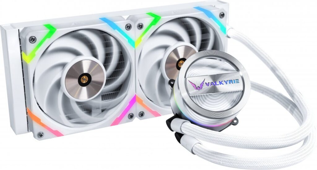 Chłodzenie wodne Valkyrie Dragonfang 240 ARGB Białe