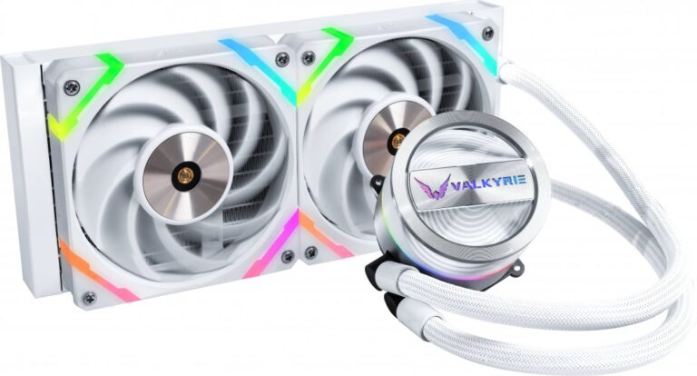 Chłodzenie wodne Valkyrie Dragonfang 240 ARGB Białe