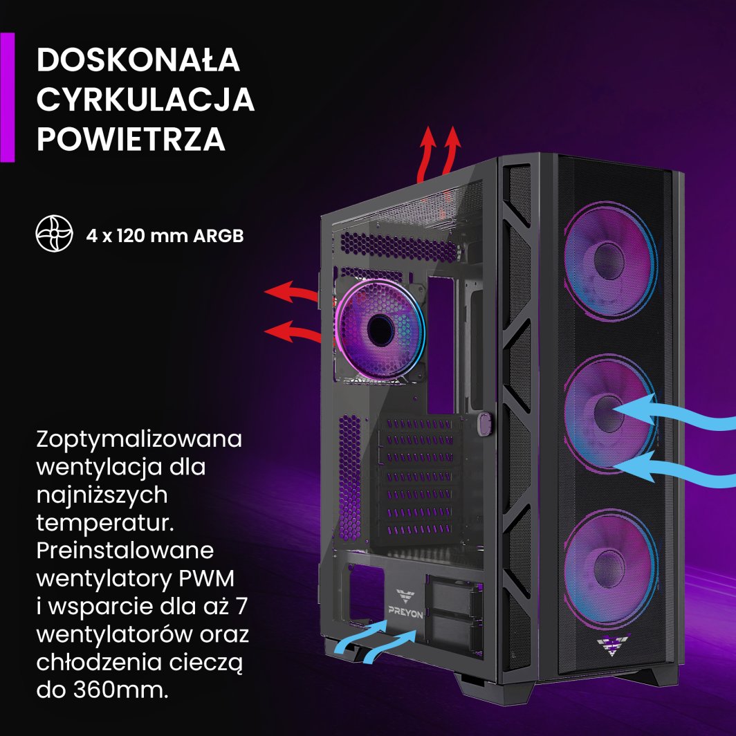 Obudowa PREYON Nest Meshy+ (PRENMP04B)