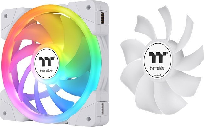 Wentylator Thermaltake SWAFAN EX14 ARGB Biały 3-pack (CL-F170-PL14SW-A)