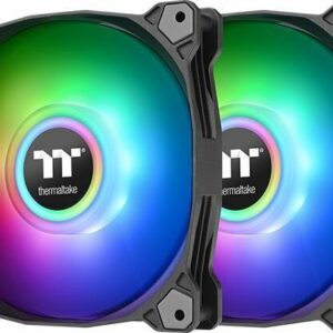 Wentylator Thermaltake Pure Duo 12 ARGB 2-pack Czarne (CL-F115-PL12SW-A)
