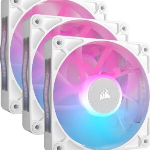 Wentylator Corsair iCUE LINK RX120 RGB Biały 3-pack (CO-9051022-WW)