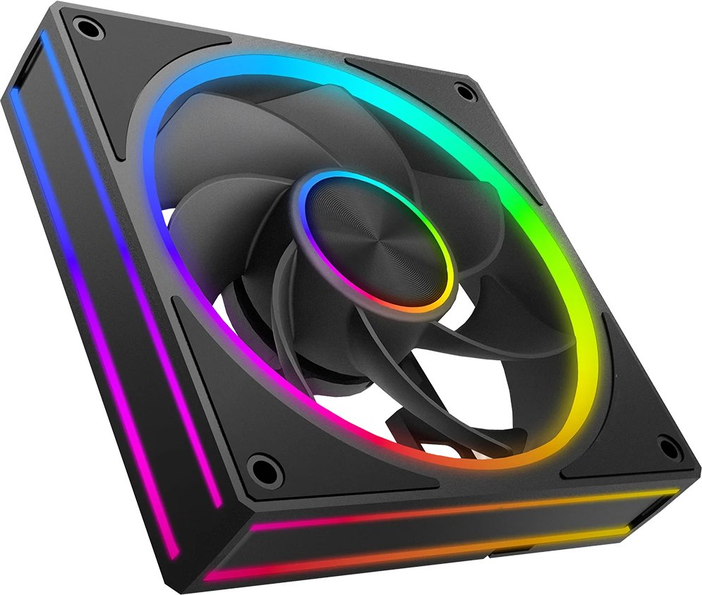 Wentylator Modecom Volcano Loop 120 ARGB Reverse Czarny (FAN-LOOP-120R-ARGB-100)