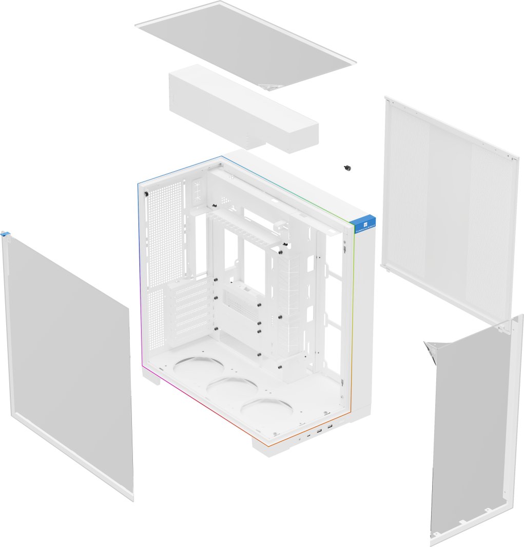Obudowa Thermalright A70 biała ARGB