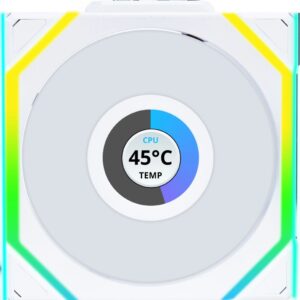 Wentylator Lian Li UNI FAN SL Wireless LCD 120 biały (12SLLCD1W1W)