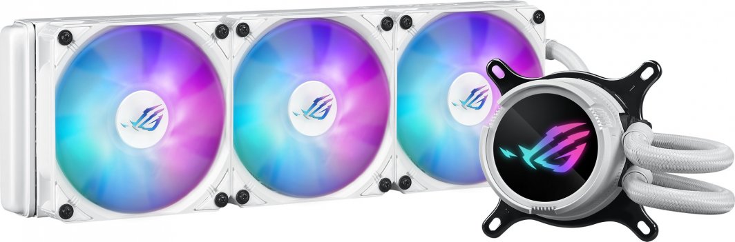 Chłodzenie wodne Asus ROG Strix LC III 360 ARGB White Edition (90RC00T2-M0UAY0)