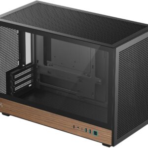 Obudowa Deepcool CH260 Wood czarna (R-CH260-BKNWM0-G-1)