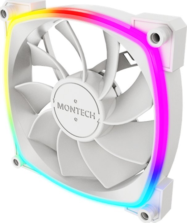 Wentylator Montech RX120 PWM biały