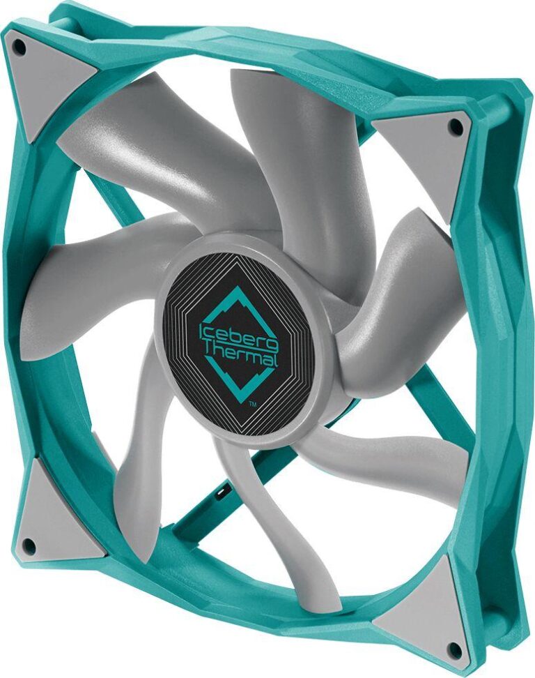 Wentylator Iceberg IceGALE Xtra 140 mm Turkusowy (ICEGALE14D-A0A)