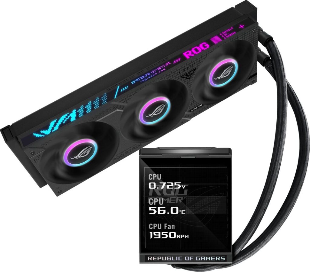 Chłodzenie wodne Asus ROG STRIX LC IV 360 ARGB LCD (90RC01M1-B0EAY0)