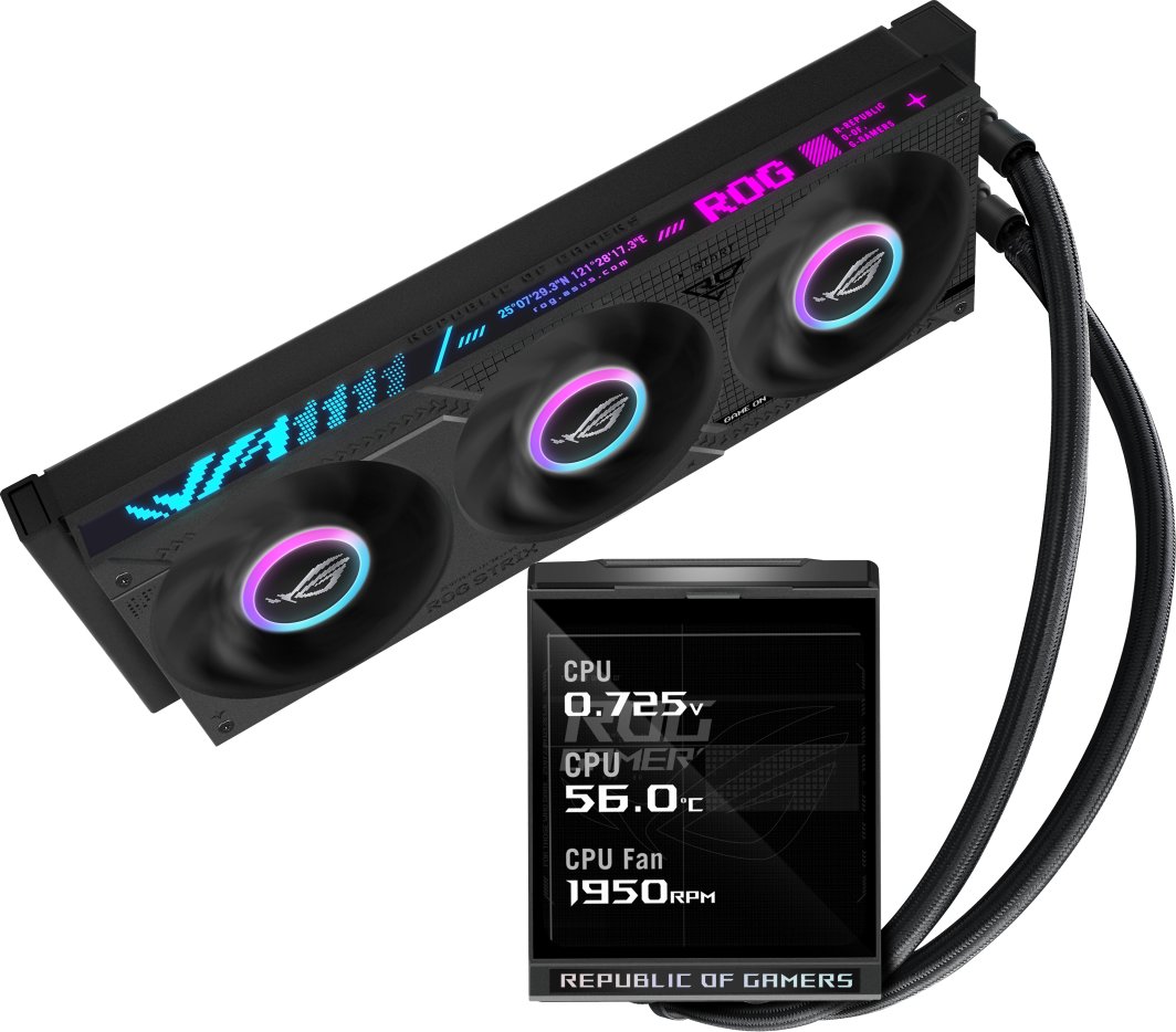 Chłodzenie wodne Asus ROG STRIX LC IV 360 ARGB LCD (90RC01M1-B0EAY0)