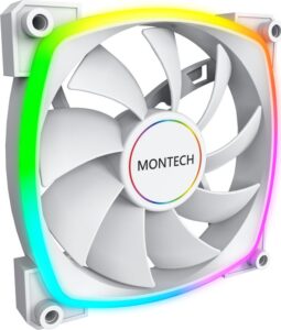 Wentylator Montech AX120 PWM biały
