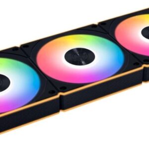 Wentylator Lian Li UNI FAN CL FLEX Wireless PWM-Lüfter, ARGB - Reverse Blade, 120mm, czarny, zestaw 3 sztuk z kontrolerem (G9F.12RCL1F3B.00)