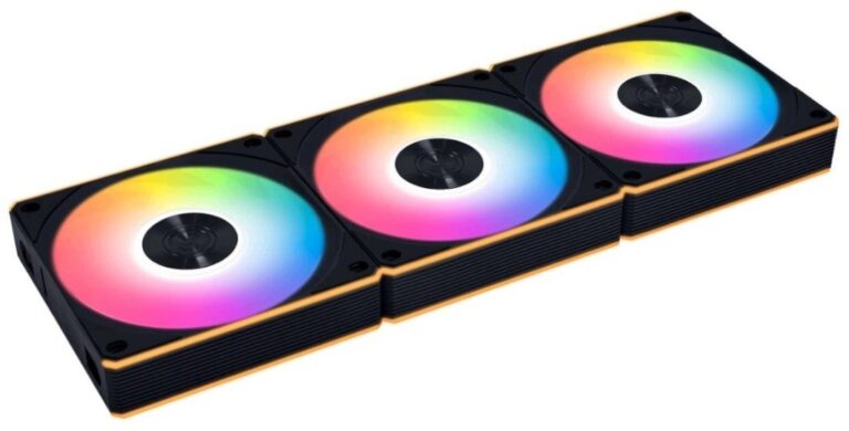 Wentylator Lian Li UNI FAN CL FLEX Wireless PWM-Lüfter, ARGB - Reverse Blade, 120mm, czarny, zestaw 3 sztuk z kontrolerem (G9F.12RCL1F3B.00)