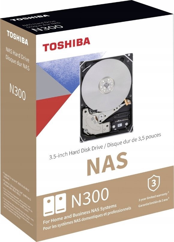 Dysk Toshiba 4TB N300 HDWG740EZSTC 7200RPM 512MB retail