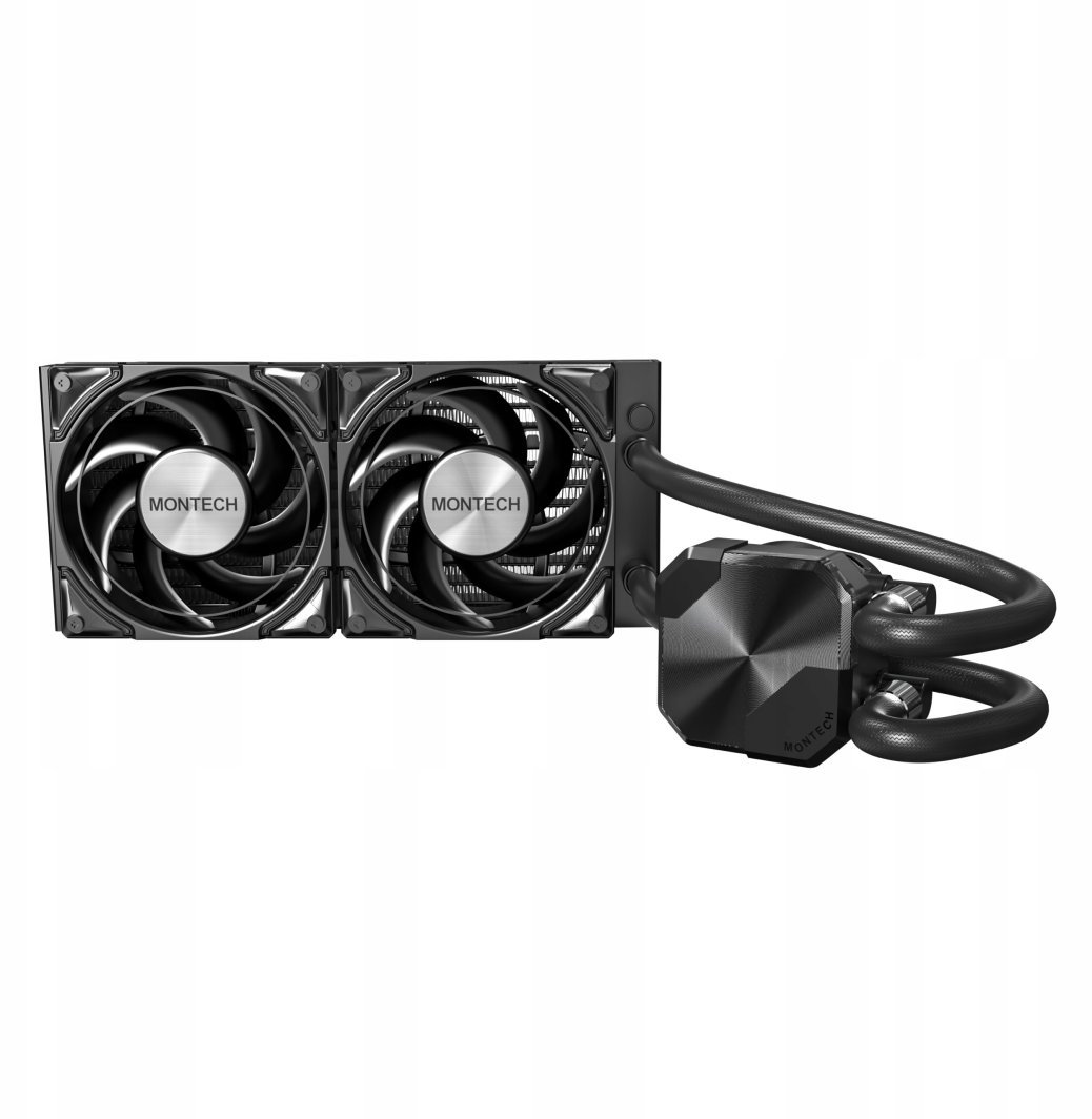 Chłodzenie wodne Montech HyperFlow Silent 240 Czarny