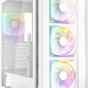 Obudowa Sharkoon AK5G RGB biała