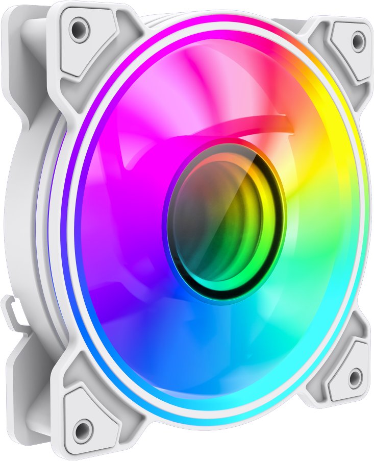 Wentylator GameMax Dual Ring Infinity WH