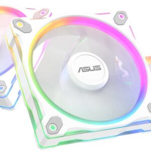 Wentylator Asus Prime MR120 ARGB 3-pack biały (90DA00I3-B09020)
