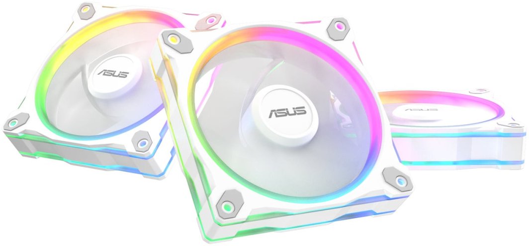 Wentylator Asus Prime MR120 ARGB 3-pack biały (90DA00I3-B09020)