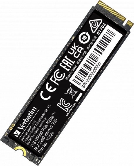 Dysk SSD Verbatim Vi5000 1TB M.2 2280 PCI-E x4 Gen4 NVMe (31826)