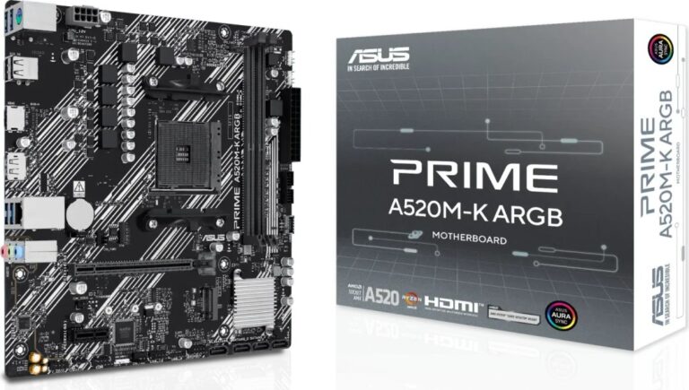 Płyta główna Asus PRIME A520M-K ARGB