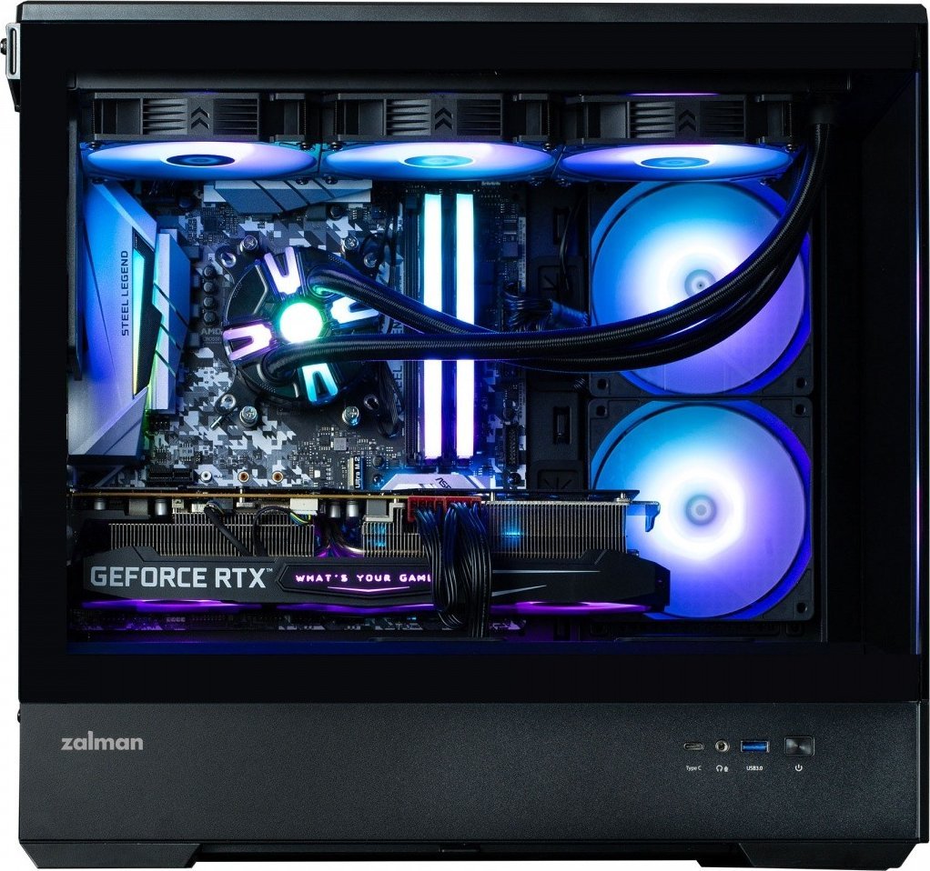 Obudowa Zalman P30 ARGB czarna