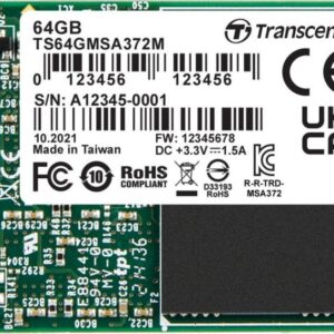 Dysk SSD Transcend MSA372M 64GB mSATA SATA III (TS64GMSA372M)