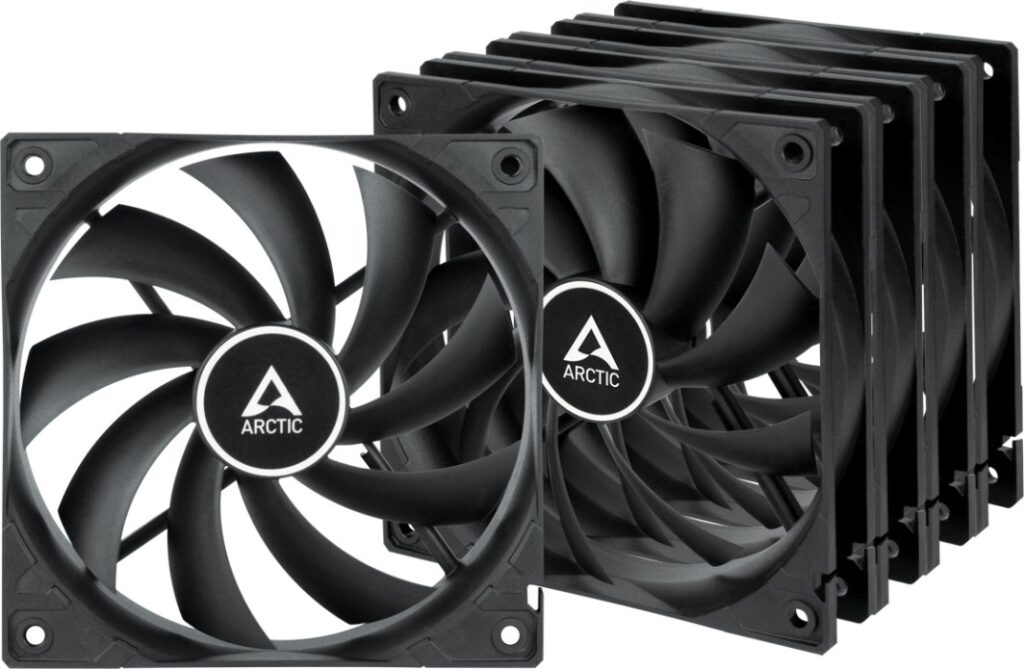 Wentylator Arctic F12 PWM 5-pack Czarny (ACFAN00145A)