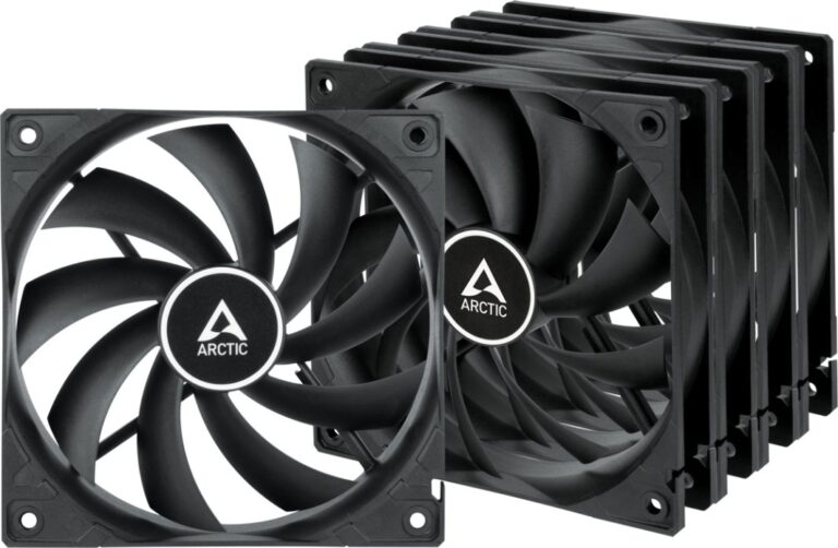Wentylator Arctic F12 PWM 5-pack Czarny (ACFAN00145A)