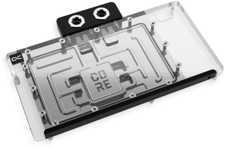 Chłodzenie wodne Alphacool Core GeForce RTX 5080 Solid + AMP Wasserblock, Backplate - Acryl, Czarny (14733)