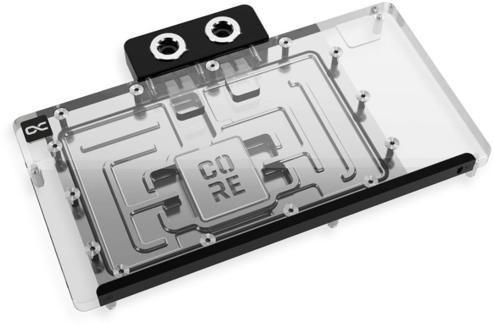 Chłodzenie wodne Alphacool Core GeForce RTX 5080 Solid + AMP Wasserblock, Backplate - Acryl, Czarny (14733)