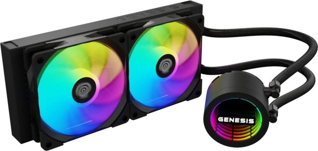 Chłodzenie wodne Genesis Hydria 240 ARGB Czarne (NLG-2319)
