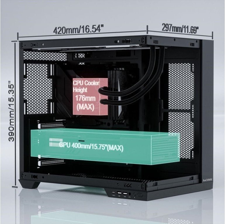 Obudowa 1stCOOL DREAMER Czarny (CT-DREAMER-AU-USB3-CA)