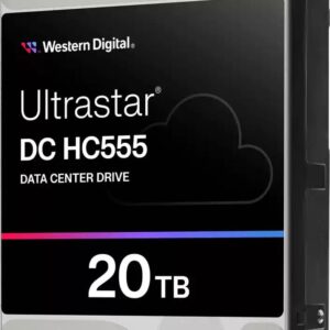 Dysk WD Ultrastar DC HC555 dysk twardy 20 TB 7200 RPM 512 MB 3.5" Serial ATA III