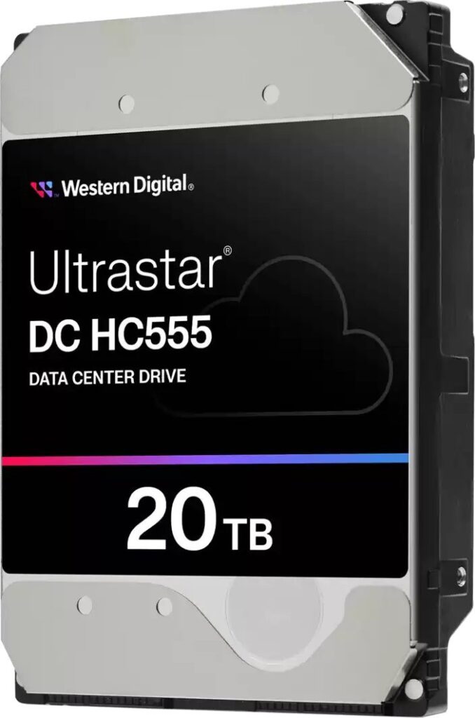 Dysk WD Ultrastar DC HC555 dysk twardy 20 TB 7200 RPM 512 MB 3.5" Serial ATA III