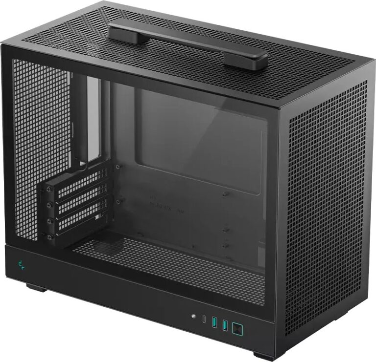 Obudowa Deepcool CH160 Plus czarna (R-CH160-BKNGM0-G)