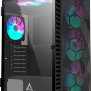 Obudowa Montech X3 Mesh TG RGB czarna