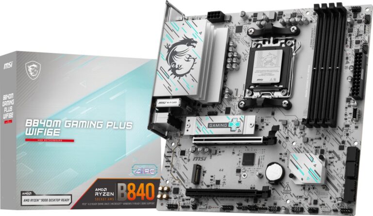 Płyta główna MSI B840M GAMING PLUS WIFI6E