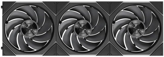 Wentylator Lian Li Wentylatory Uni Fan TL Flex Wireless ARGB PWM Reverse Blade (zestaw 3 szt. 120mm Black (G9F.12RTL1F3B.00)