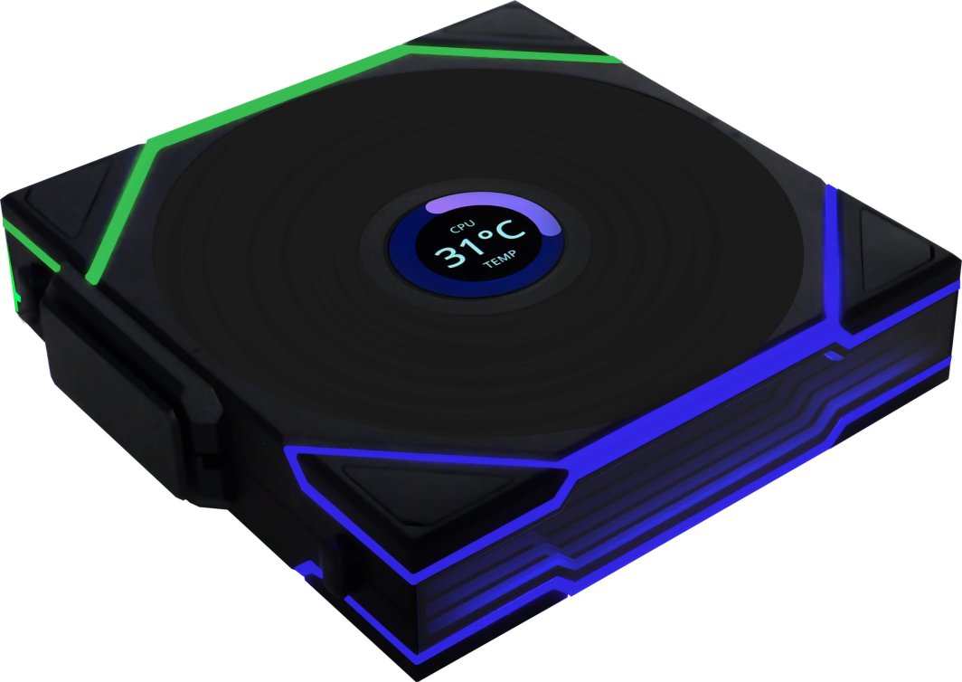 Wentylator Lian Li UNI FAN TL Wireless LCD 120 czarny (12TLLCD1W1B)